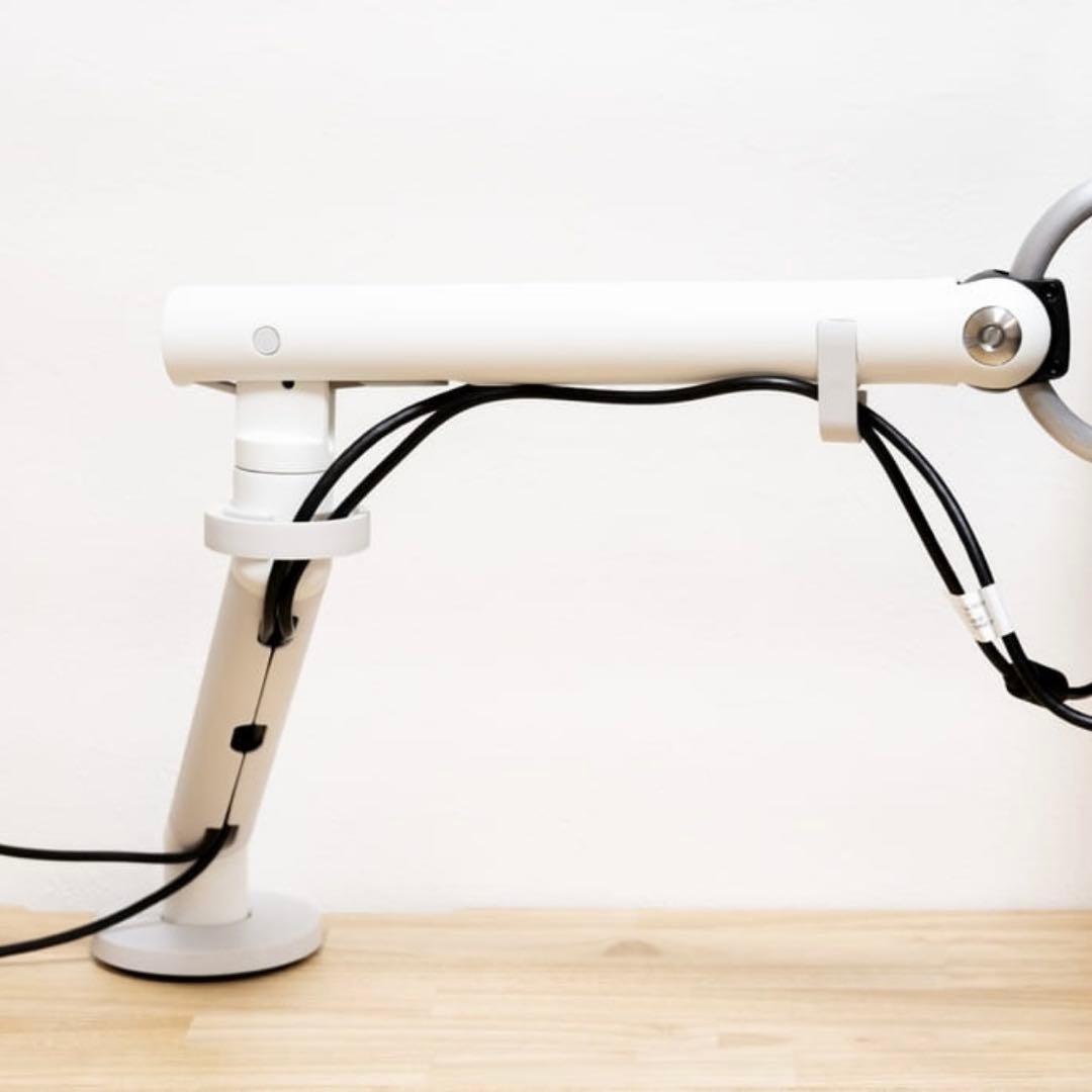 CBS FLO ハーマンミラー モニターアーム 白 9kg スプリング方式