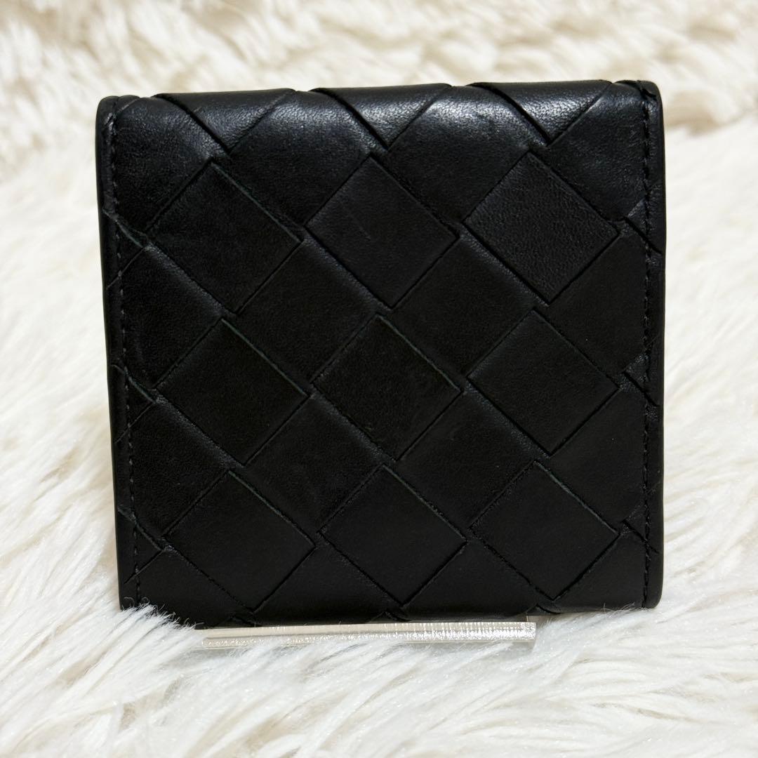 【美品】近年モデル　IC搭載　バイカラー　マキシ　ボッテガヴェネタ　ケース