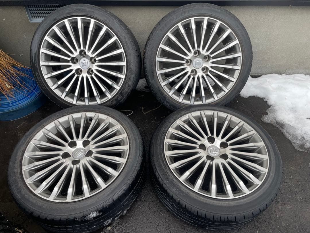 【希少】210 マジェスタ 純正OPホイールセット 18インチ