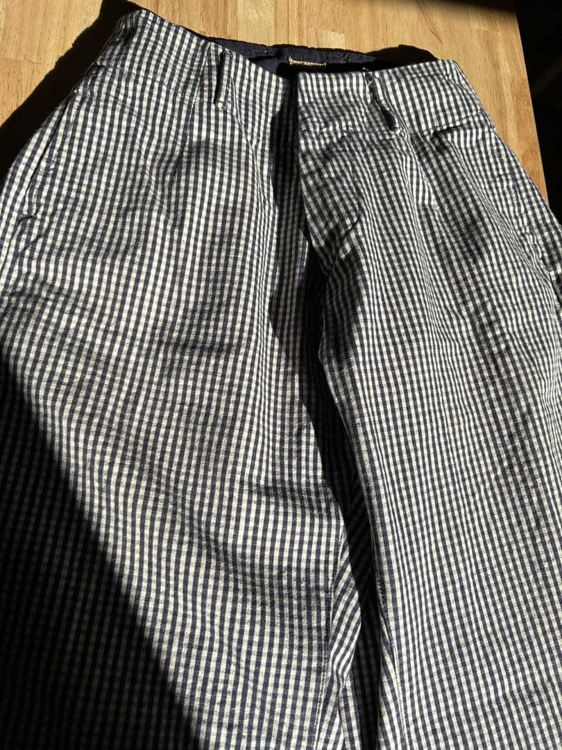 KAPITALチェック柄 ガウチョパンツ