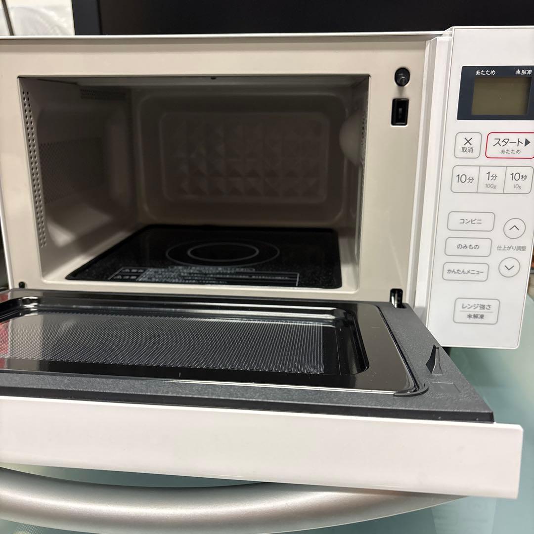 Haier 電子レンジ JM-FH18G 2021年製 ヘルツフリー 説明書付き