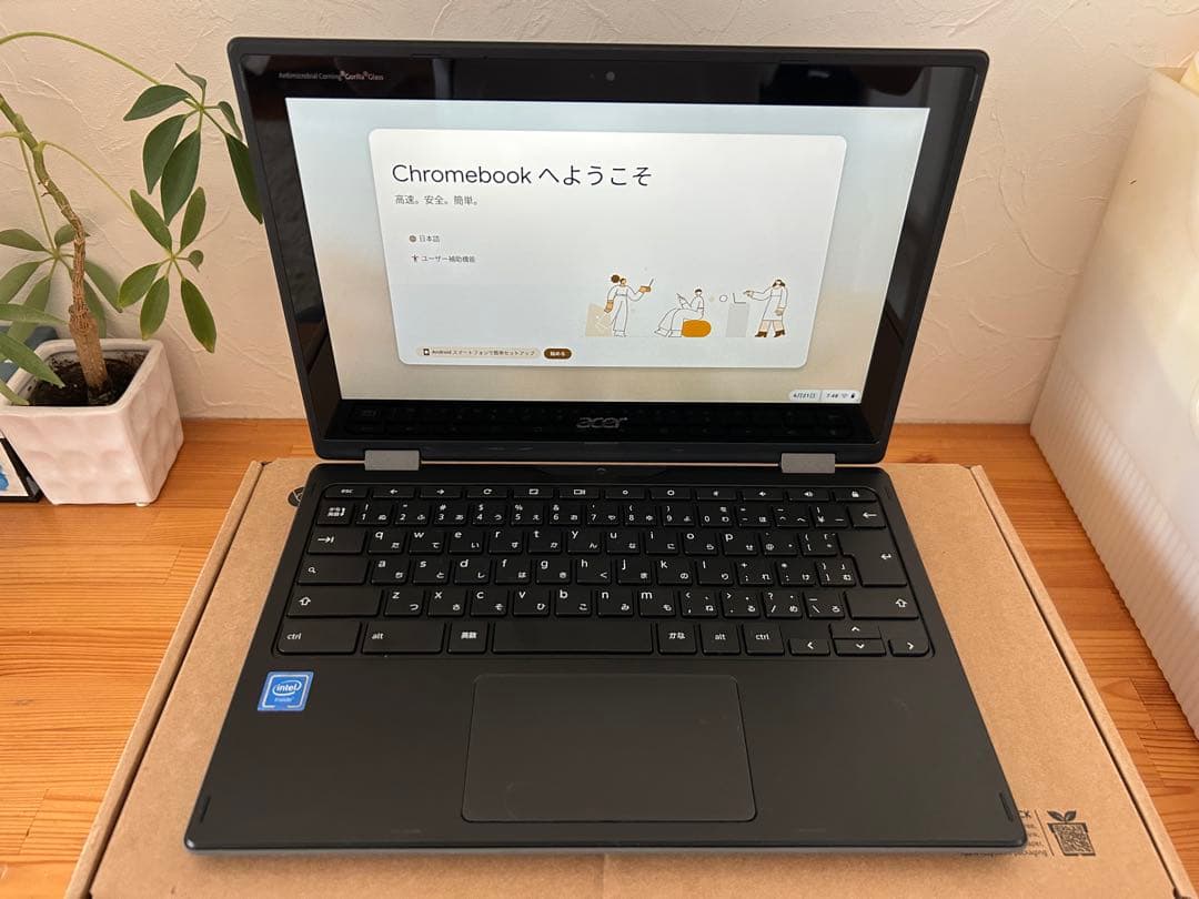 Acer Chromebook spin511 R752T-G2本体 ブラック