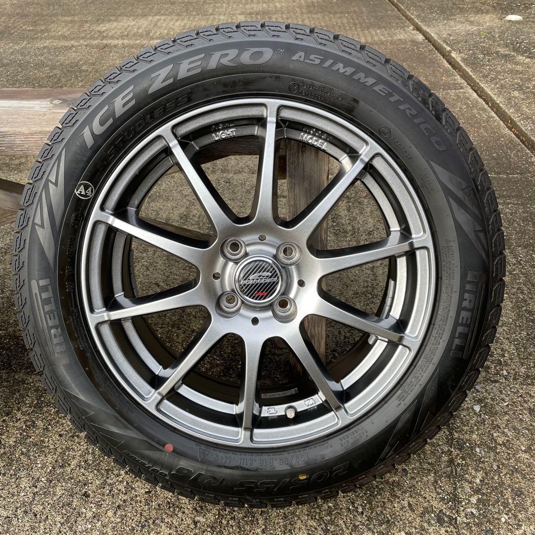 PIRELLI ICE ZERO 205/55 R16 ホイール4本セット
