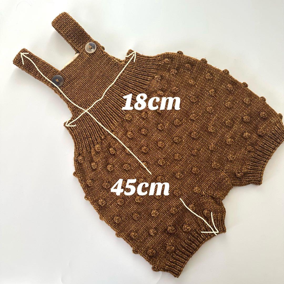 misha and puff◇18-24m popcorn romper