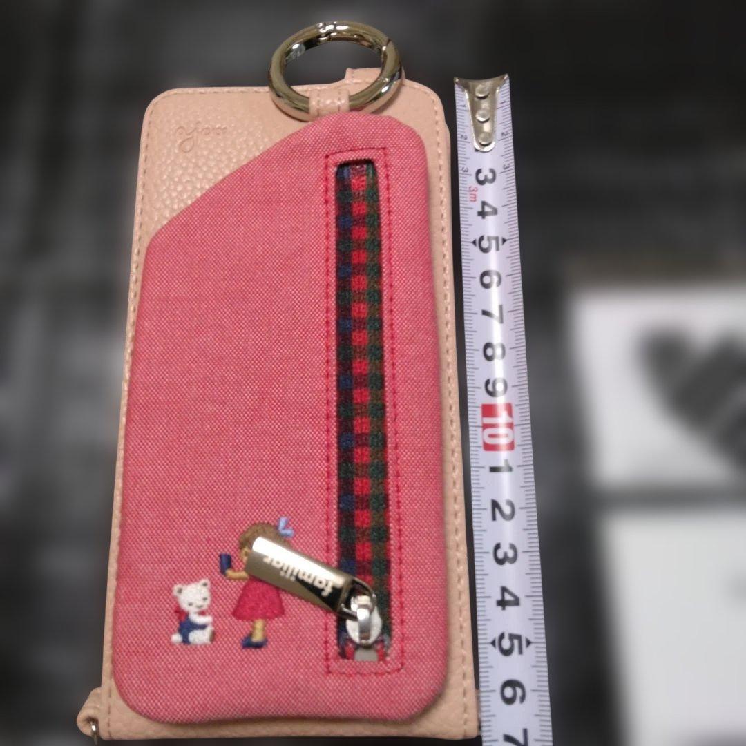 ファミリア　未使用　スマホケース（ストラップなし）マルチ対応