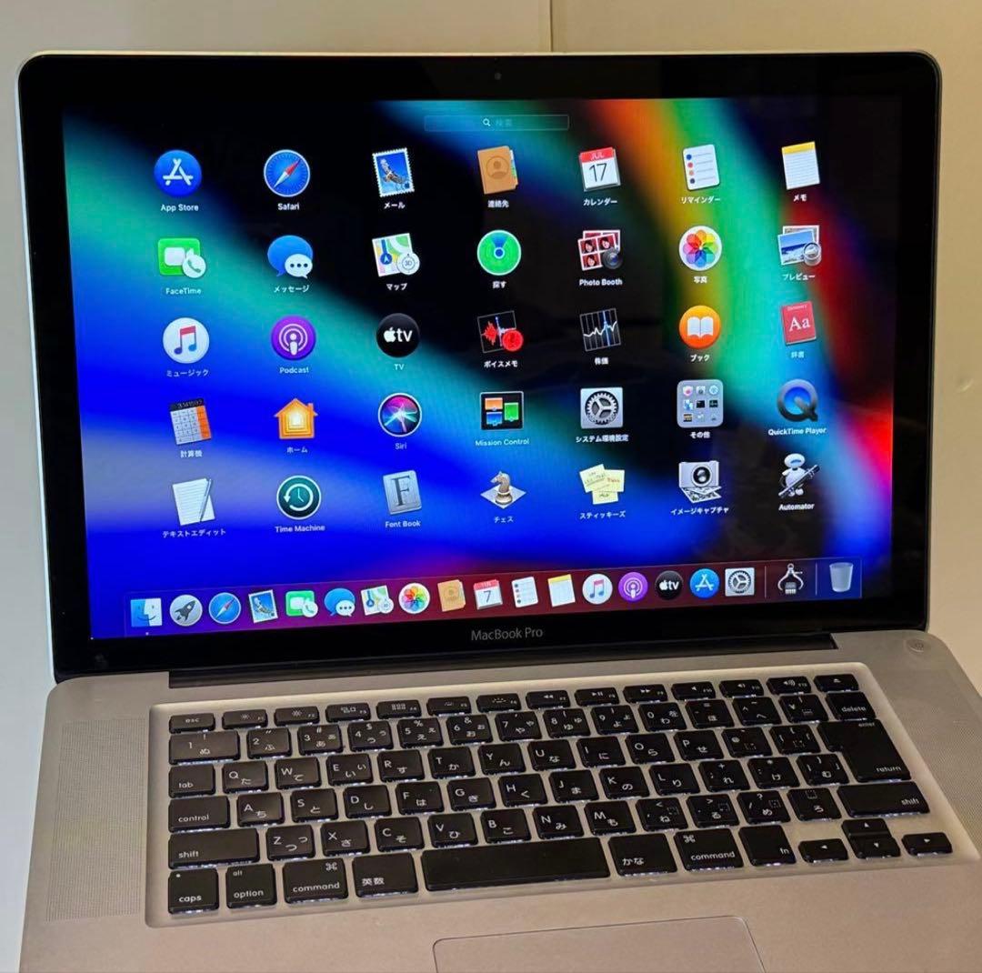 【DVD再生可】MacBook Pro 15㌅クアッドコアi7/16G/480G