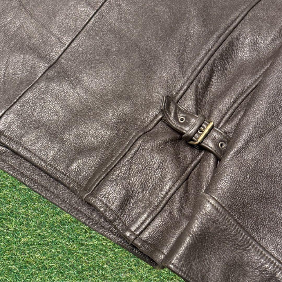 ジャケット・アウター 90s Eddie Bauer Leather Zip Up Jacket