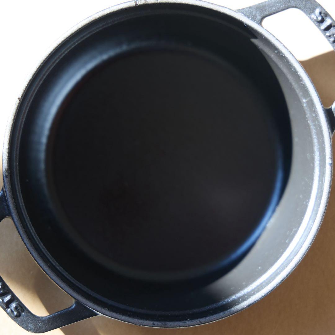 ストウブ 「ピコ ココット ラウンド ブラック 16cm 」