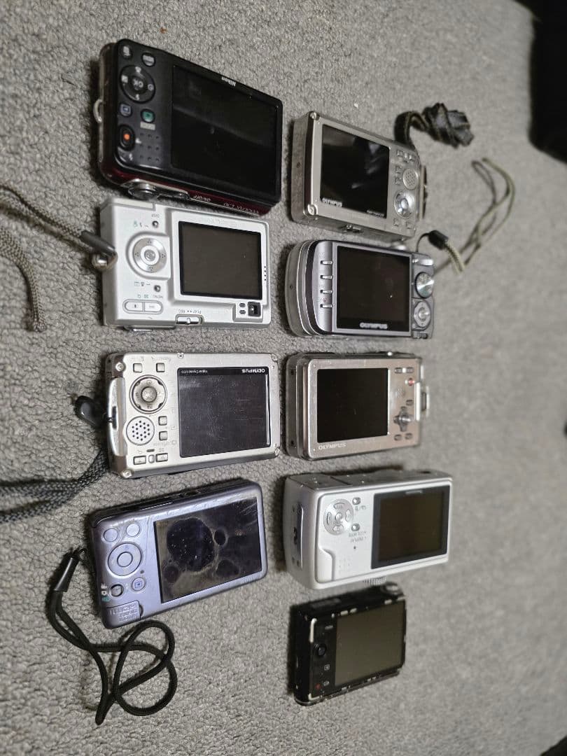 デジタルカメラ　９点セット　(未確認) (ジャンク品)
