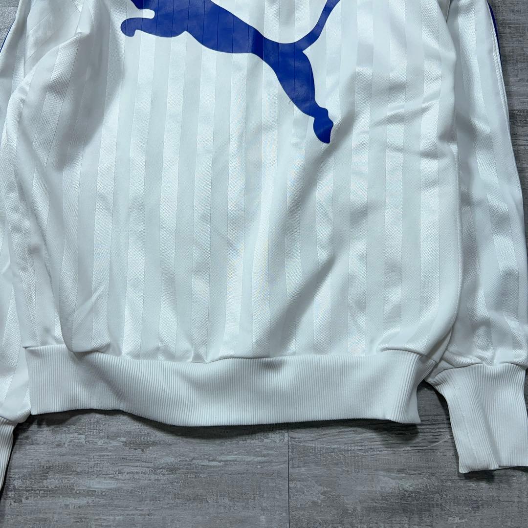 レアカラー PUMA セットアップ ジャージ プージャー バックロゴ 白 M