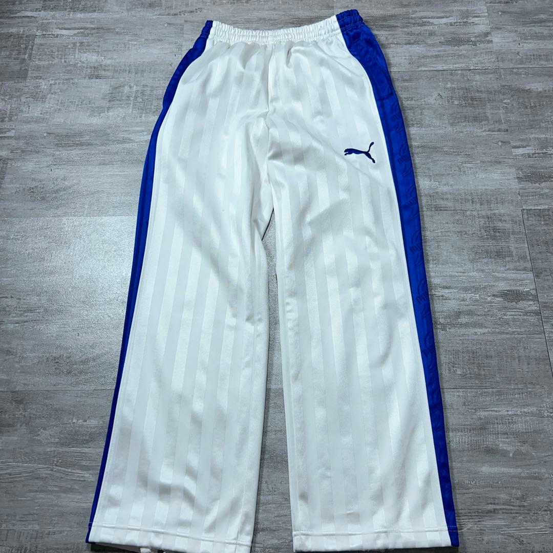 レアカラー PUMA セットアップ ジャージ プージャー バックロゴ 白 M