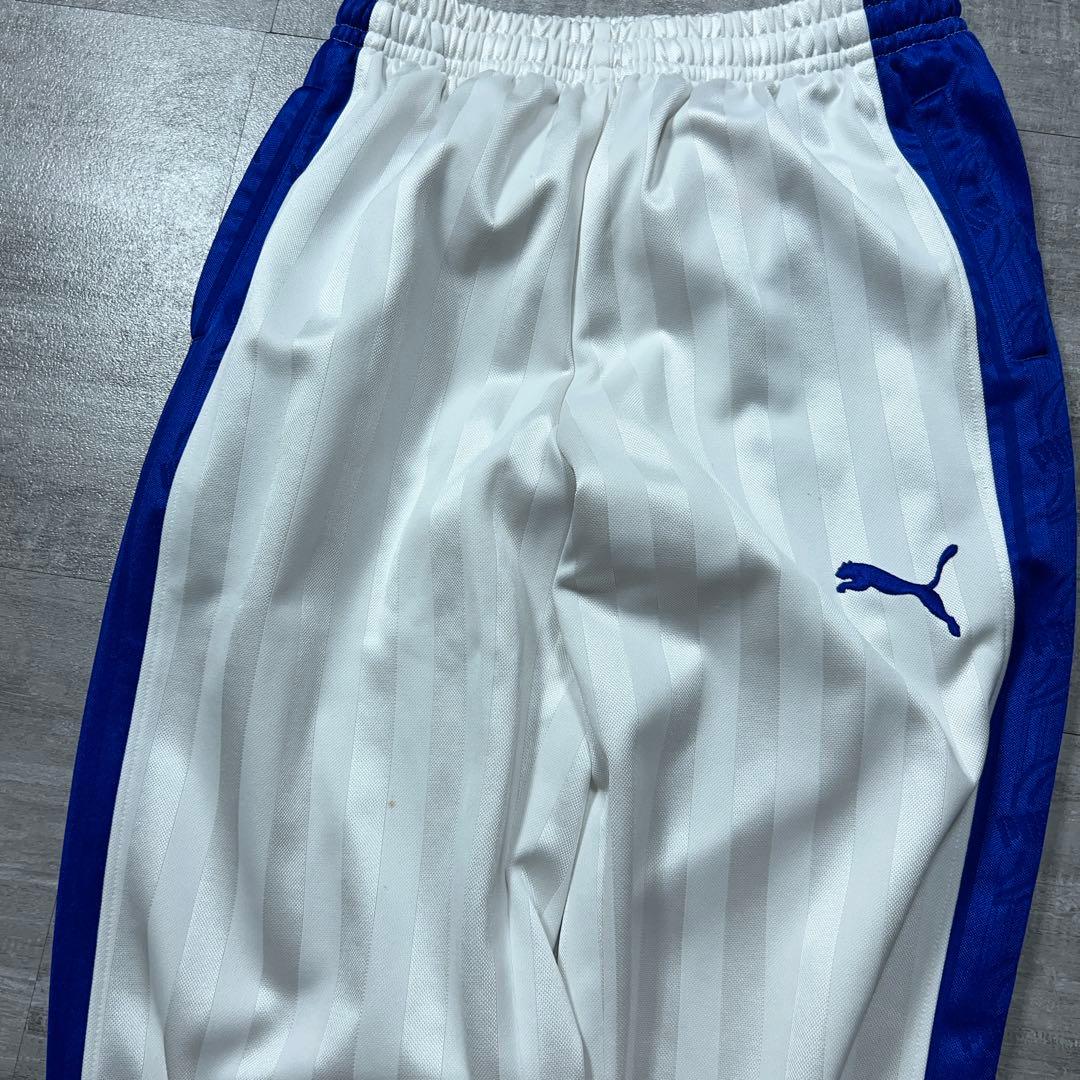 レアカラー PUMA セットアップ ジャージ プージャー バックロゴ 白 M