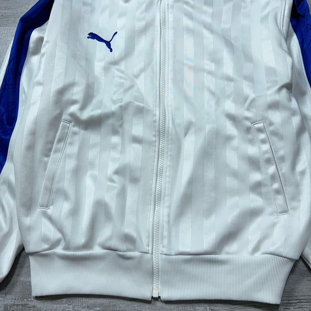 レアカラー PUMA セットアップ ジャージ プージャー バックロゴ 白 M