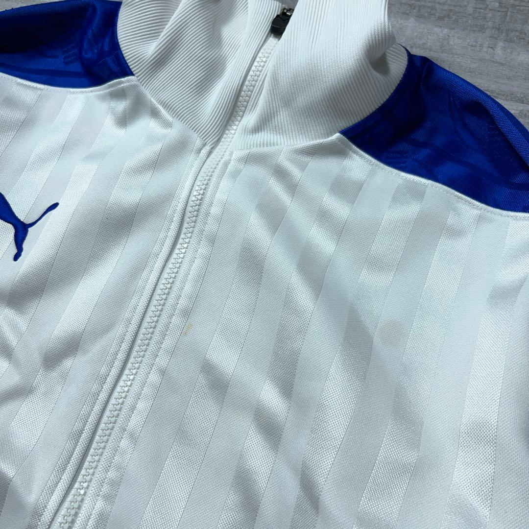 レアカラー PUMA セットアップ ジャージ プージャー バックロゴ 白 M