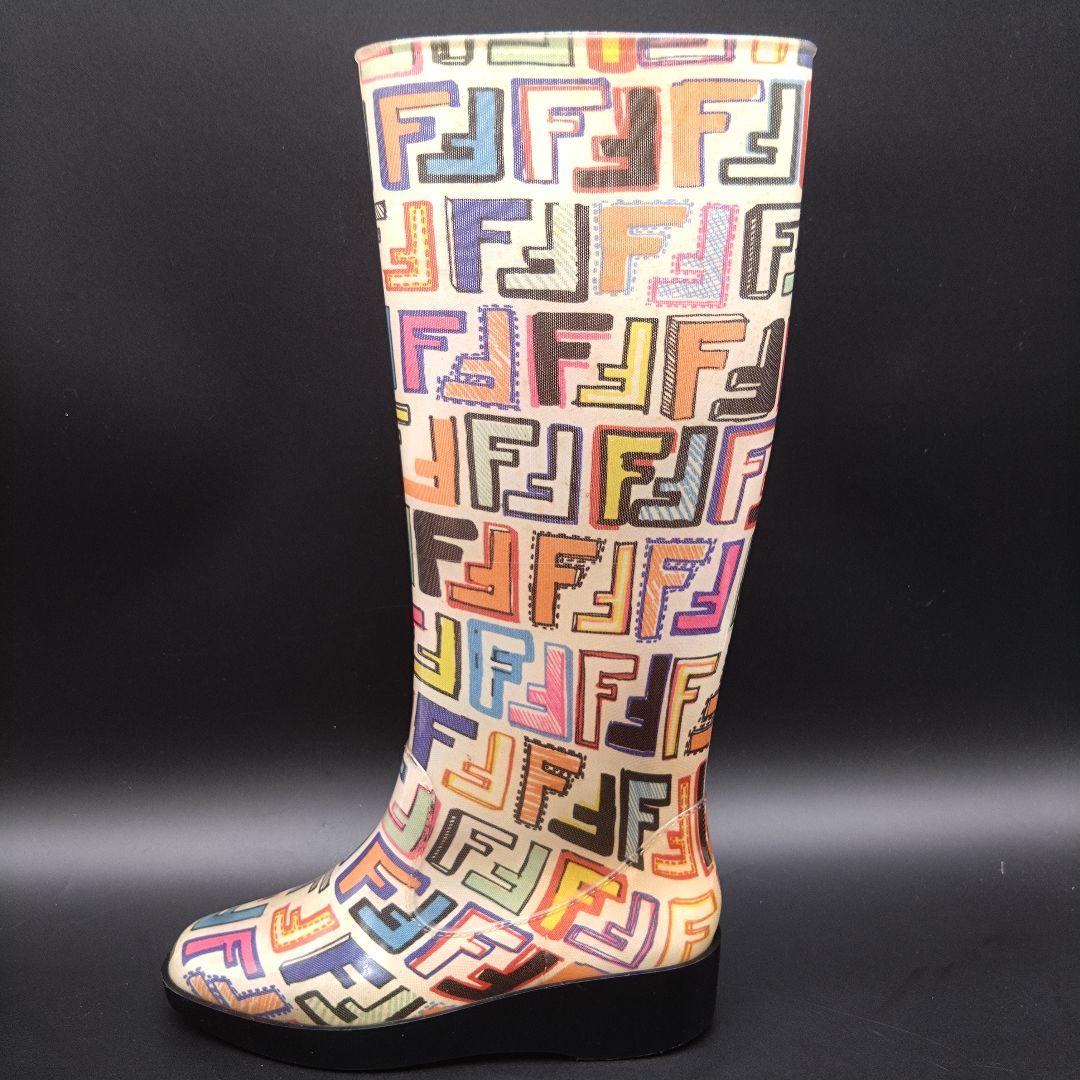 FENDI FFロゴ レインブーツ 36サイズ 長靴 雨靴