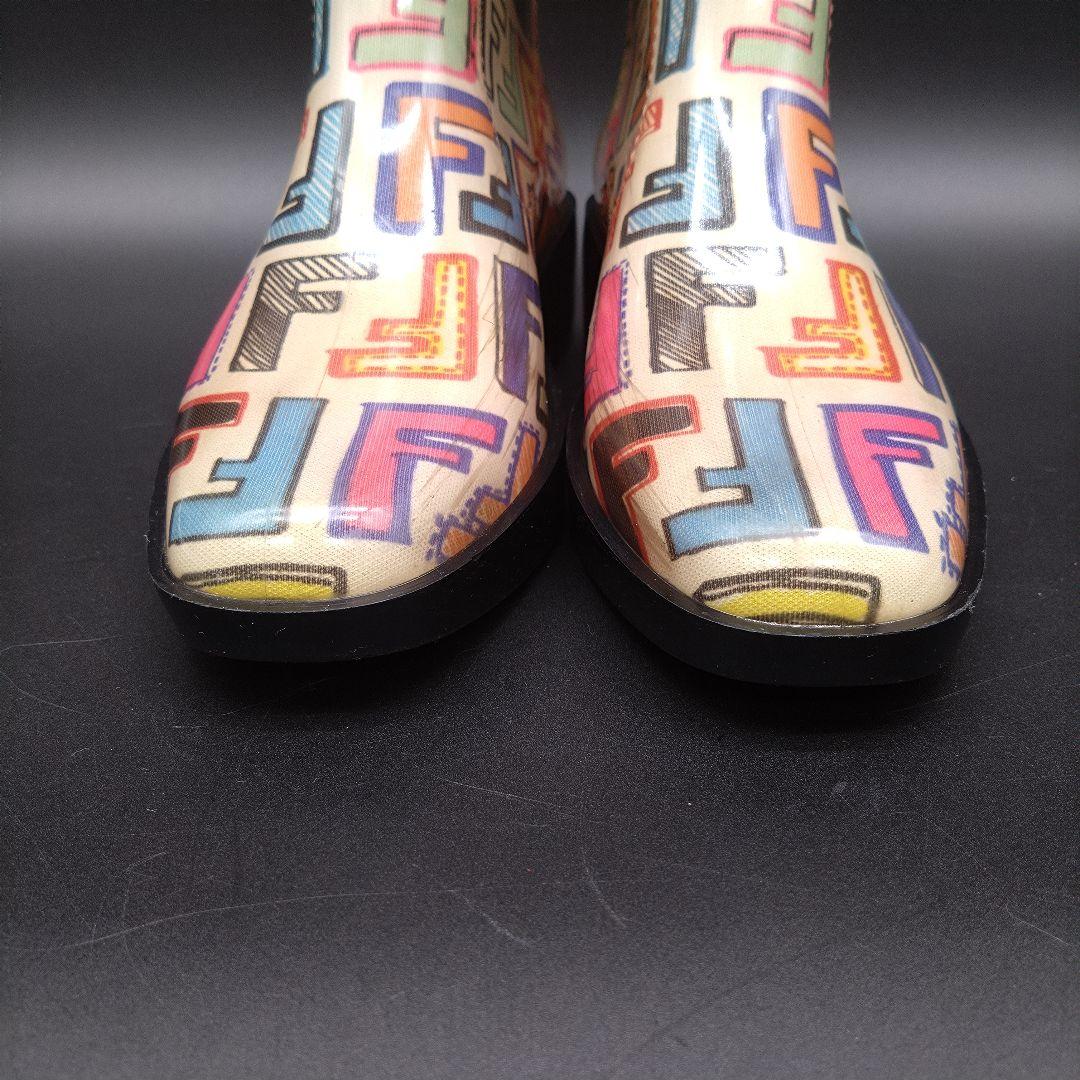 FENDI FFロゴ レインブーツ 36サイズ 長靴 雨靴