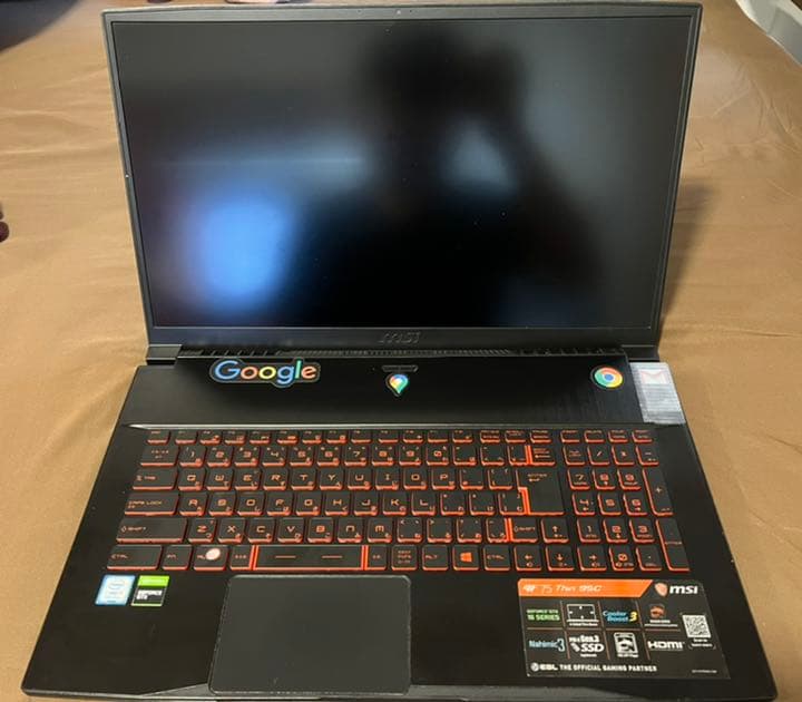 Windowsノート本体 MSI GF75 Thin 9SC