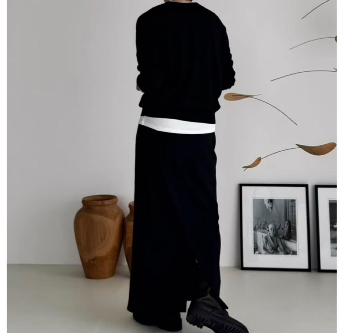 Y*i様 最終値下argue90’ リバーシブルカーディガン　ウール　ブラックサ