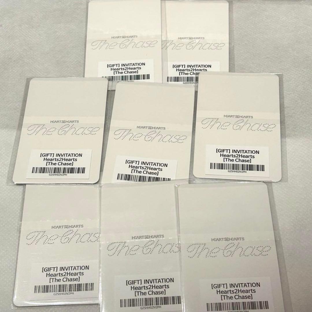 Hearts2Hearts ショーケース特典 トレカ セット the chase