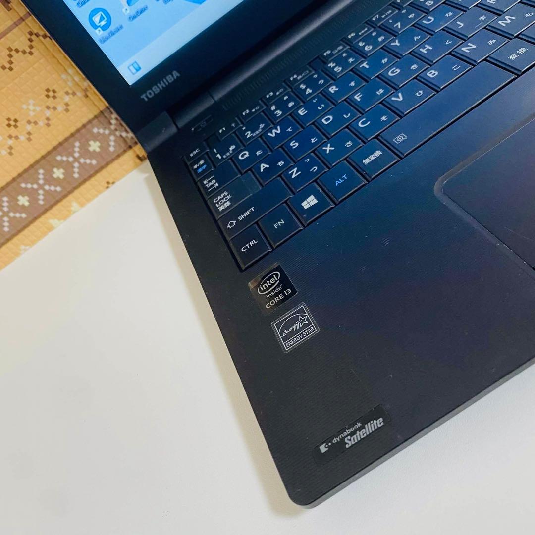 Y856 TOSHIBAノートパソコンSSDサクサク動くWindow11オフィス