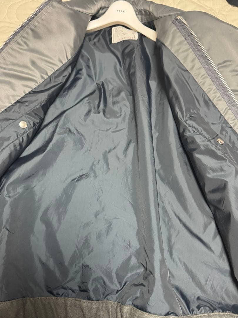 マ*オ様 Sacai Wool Melton Blouson サイズ2 切替ジャ