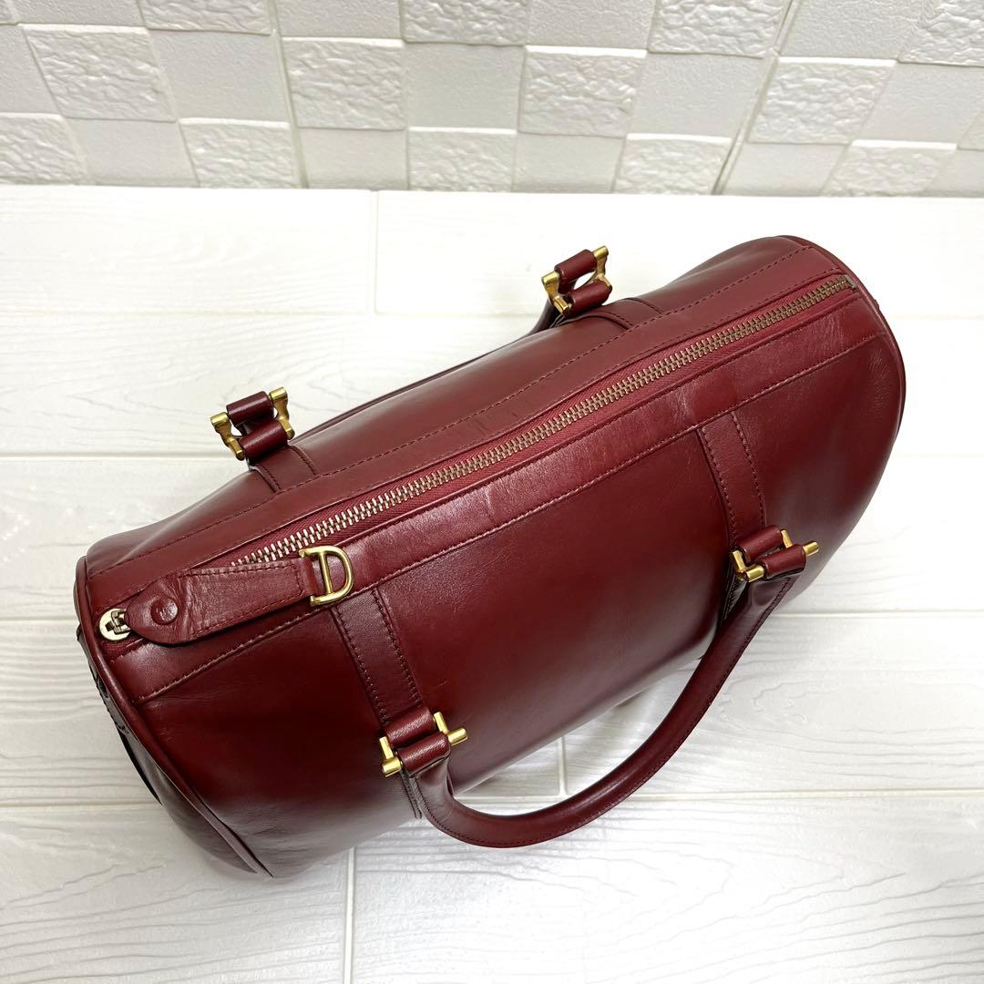 ✨上美品✨☘️Cartier☘️✨ボストンバッグ✨マストライン✨ボルドー✨南京錠✨