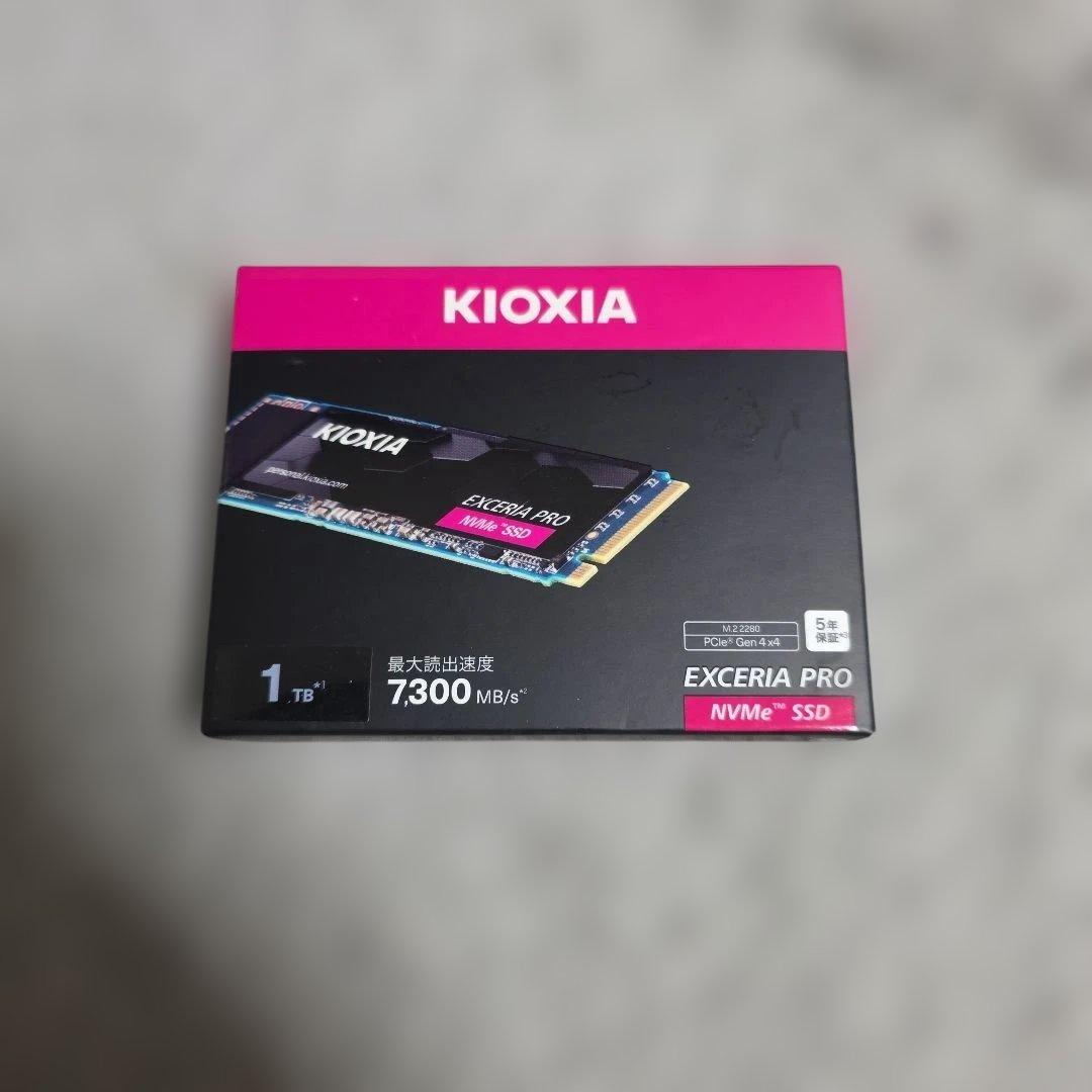 内蔵型SSD kioxia EXCERIA PRO M2 NVME SSD 1TB