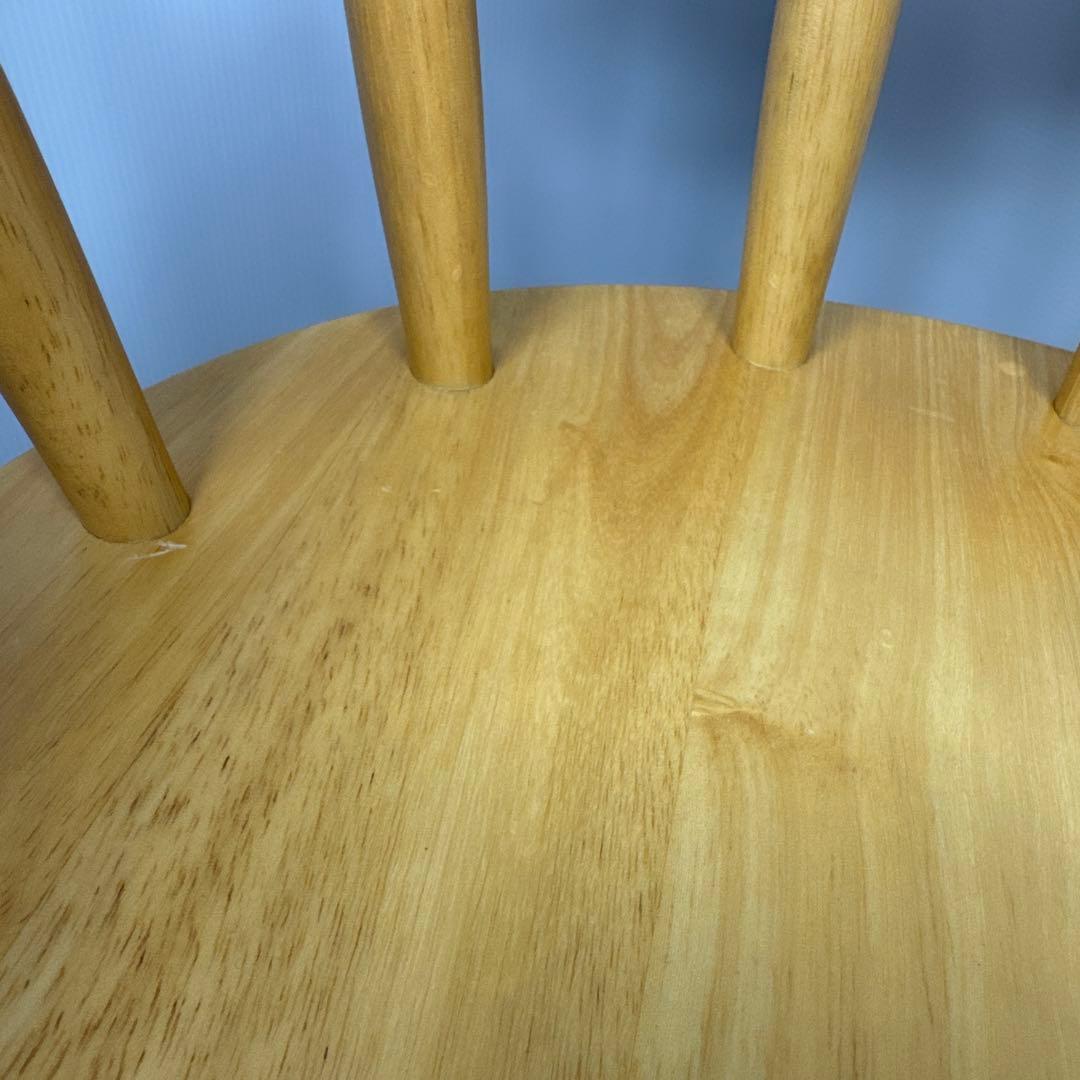 ろん 【美品】 木製 ベビーチェア キッズチェア