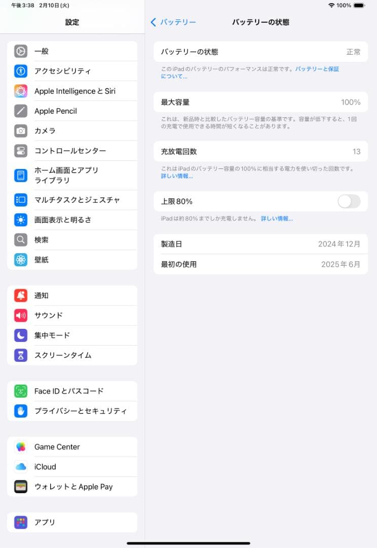 【美品】iPad Pro M4 11インチ（Wi-fiモデル）