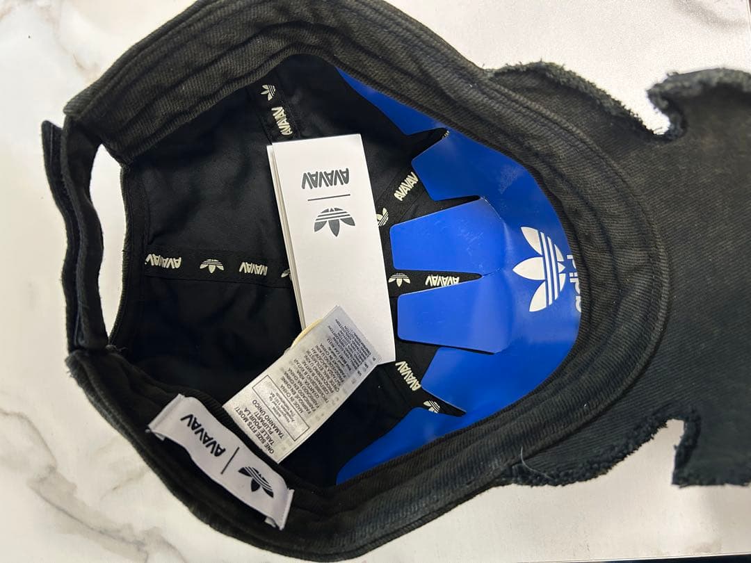 新品　Adidas x AVAVAV SLASHED CAP ブラック