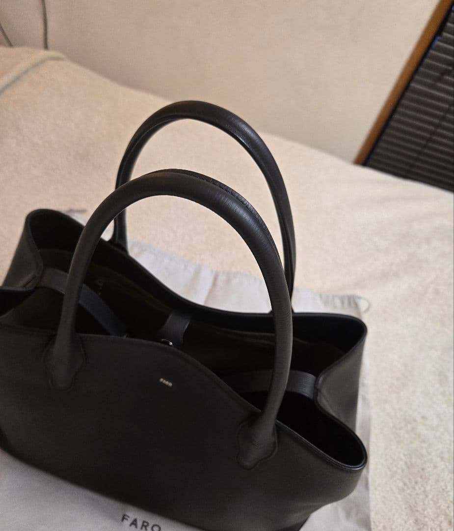 【美品】FARO Cartello Tote Large ファーロ ブラック