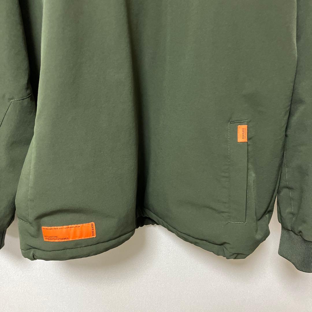 ラフロッグ　ストレッチプルオーバー （キルティング）M オリーブ