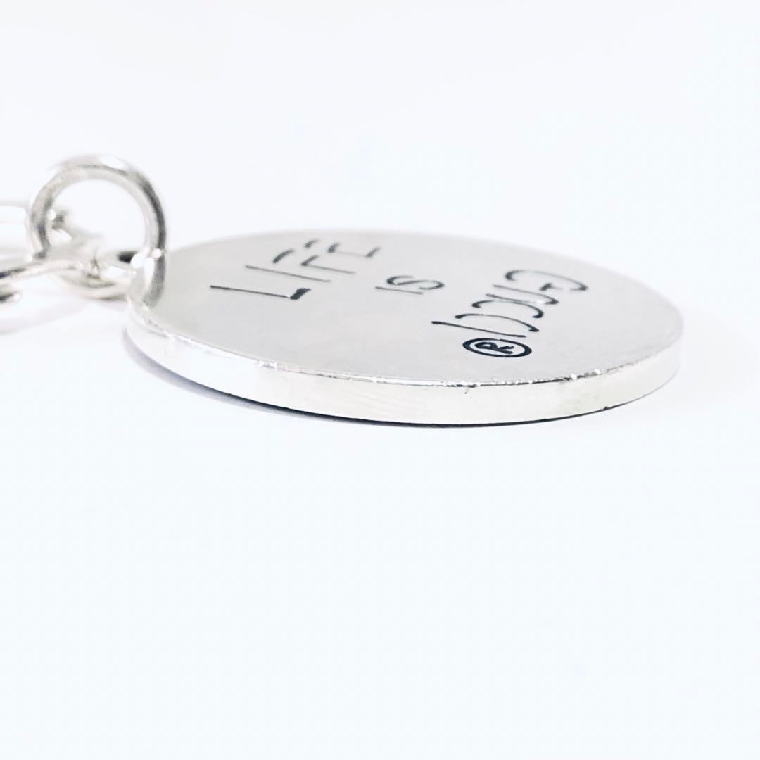 GUCCI ゴースト キーリング REAL LOGO M255036