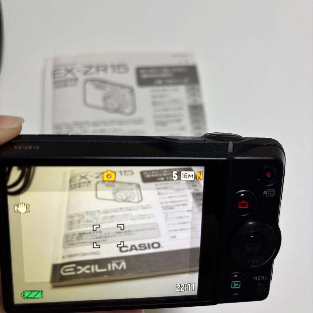 Naka　CASIO EX-ZR15 デジタルカメラ 7倍ズーム