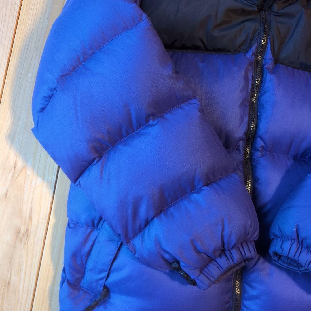THE NORTH FACE ヌプシ　ダウンジャケット 黒/青　メンズМ相当