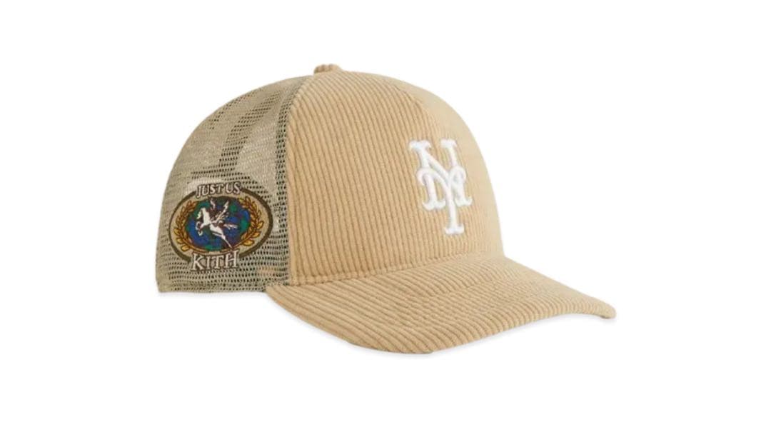 帽子 Kith For The NY Mets Cord Trucker Hat