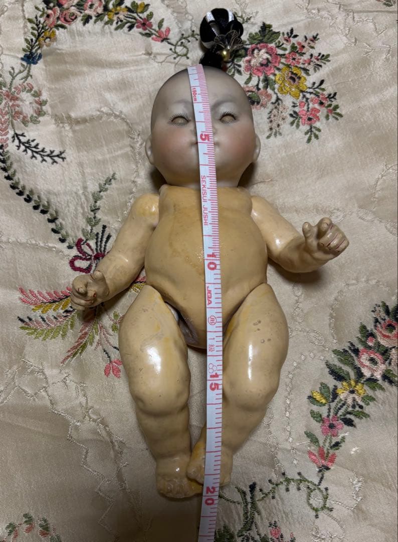 アンティークビスクドール アーモンドマルセル オリエンタルベビーアジアンドール