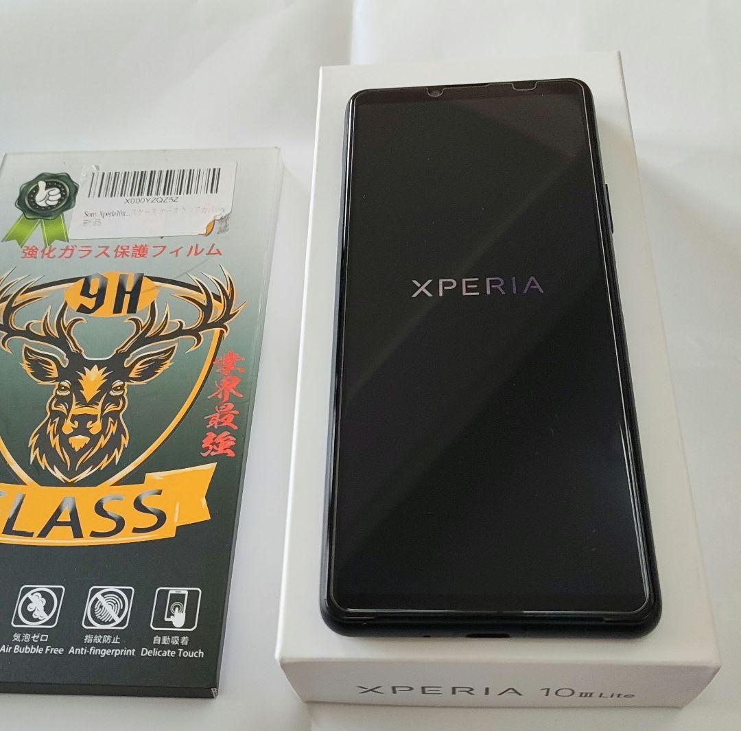 中古　SONY XPERIA 10 III Lite ブラック　おまけ付き