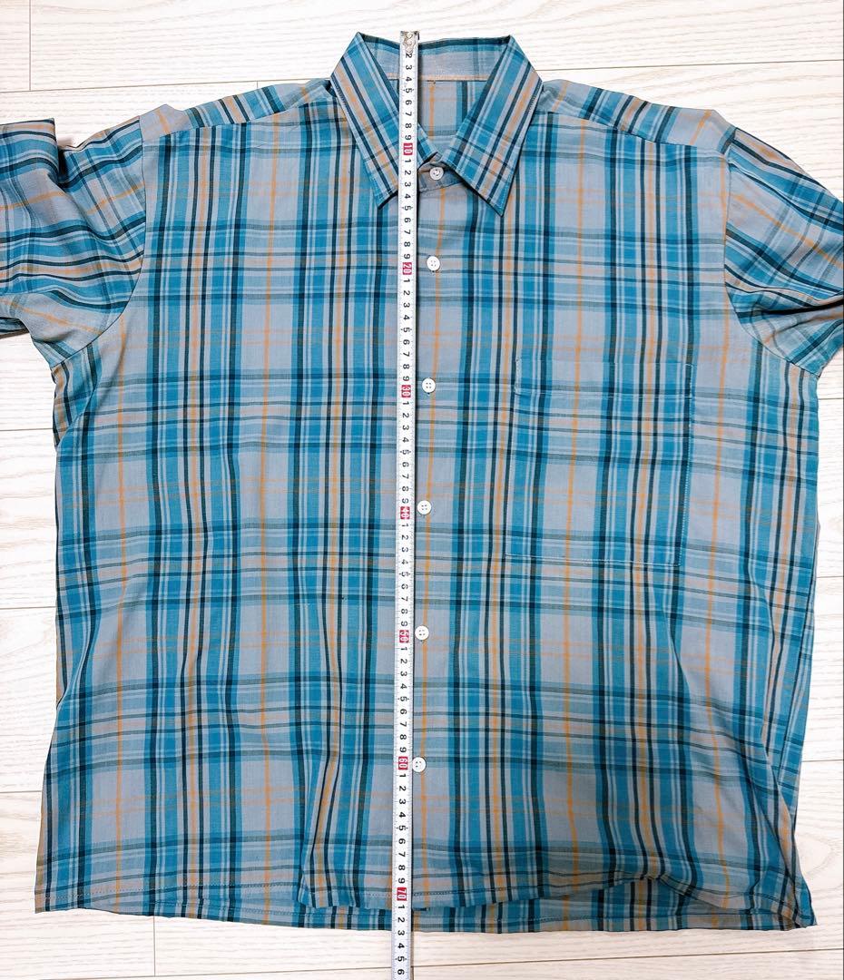 ボ*ブ様 【Lemontea購入】短丈 ボックスシルエット チェックシャツ70s