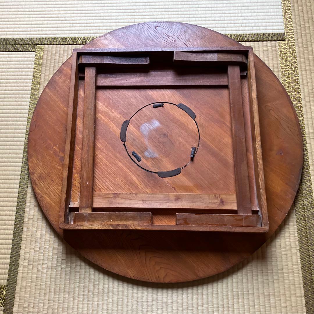 円卓 ちゃぶ台 座卓 食台 古民家 古道具 昭和レトロ