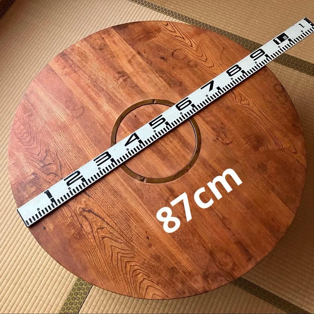 円卓 ちゃぶ台 座卓 食台 古民家 古道具 昭和レトロ