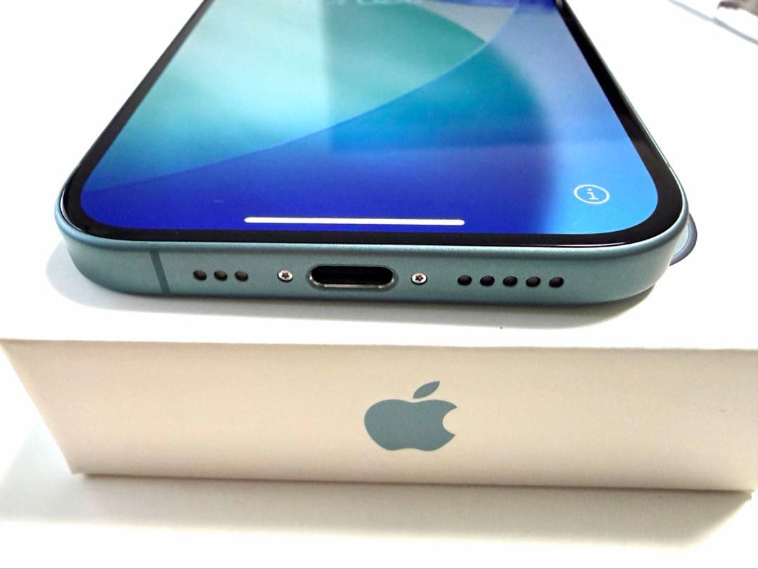 iPhone16 本体 128GB 箱つき SIMフリー ティール