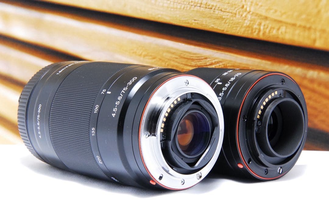 初心者向け SONY α200 レンズセット ソニー デジタル一眼レフ カメラ