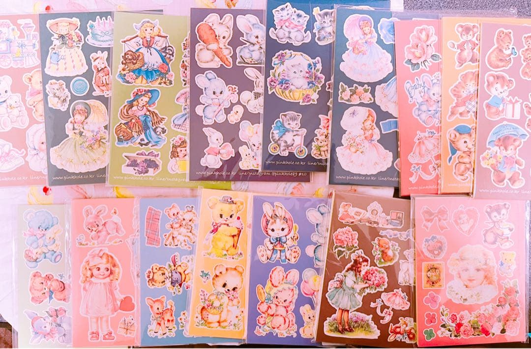 ブッチ 国内作家 メモ、韓国ステッカーまとめ売り