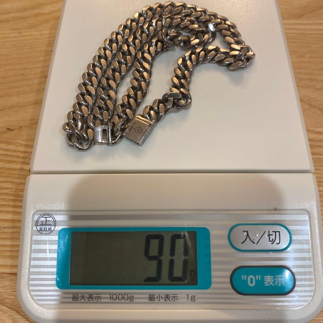アブァランチ　silver シルバー925 喜平　ネックレス　約90グラム