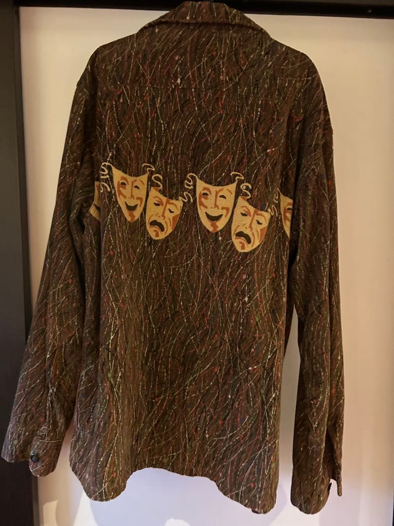 Style Eyes トゥーフェイス柄　長袖シャツ M