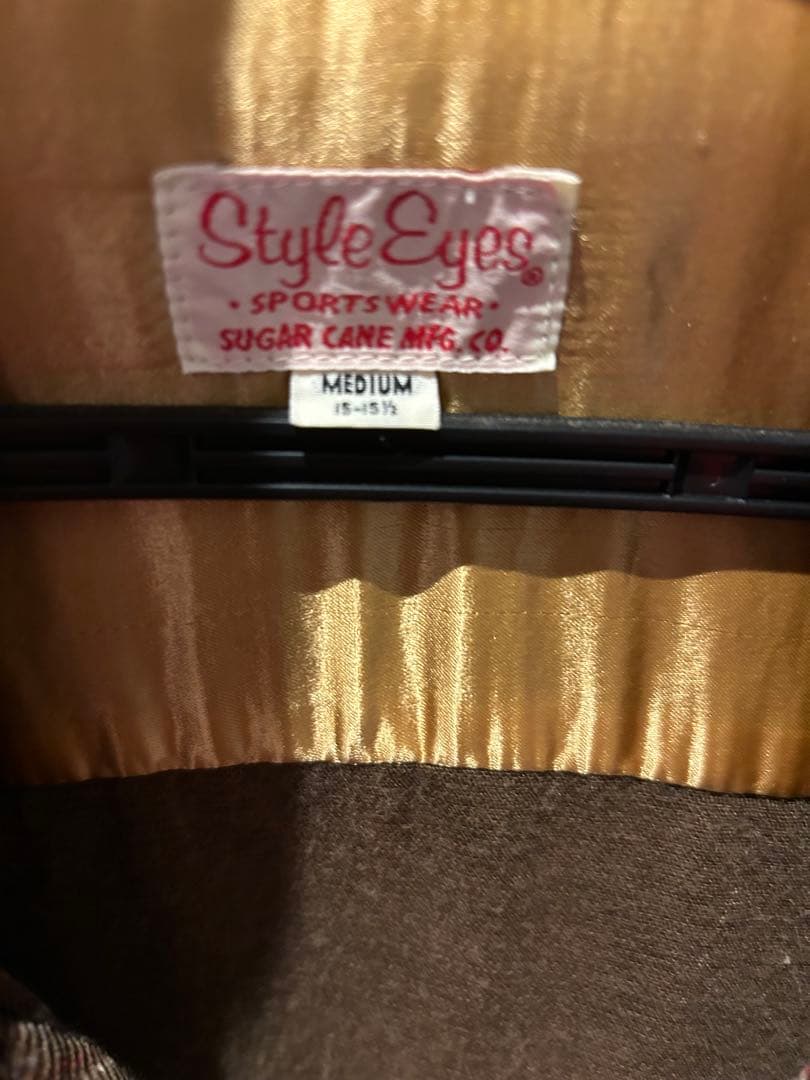 Style Eyes トゥーフェイス柄　長袖シャツ M