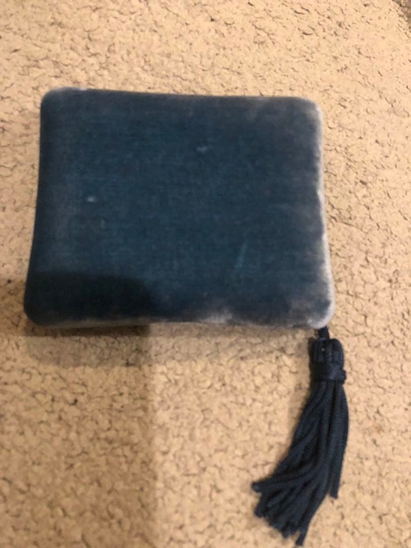 SOPHIE BILLE BRAHE ネイビー ベルベットポーチ