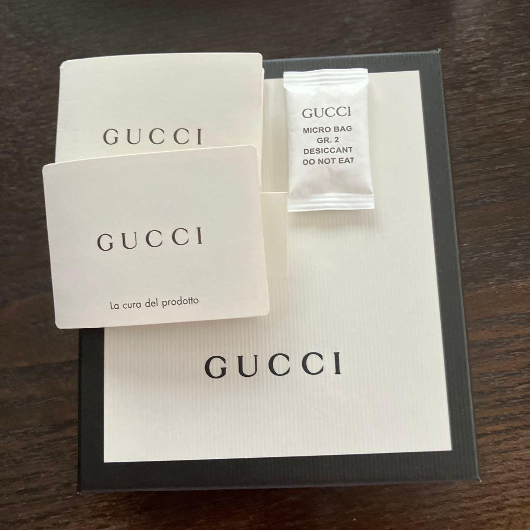 ブラックレザー GGパターン ケース