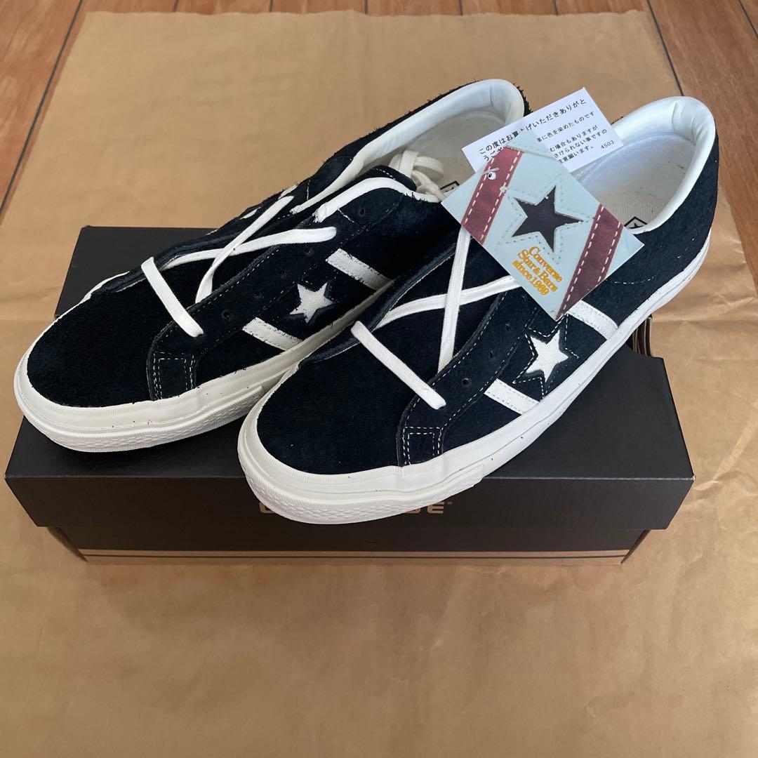 未使用品　コンバース　STAR&BARS スエード スニーカー